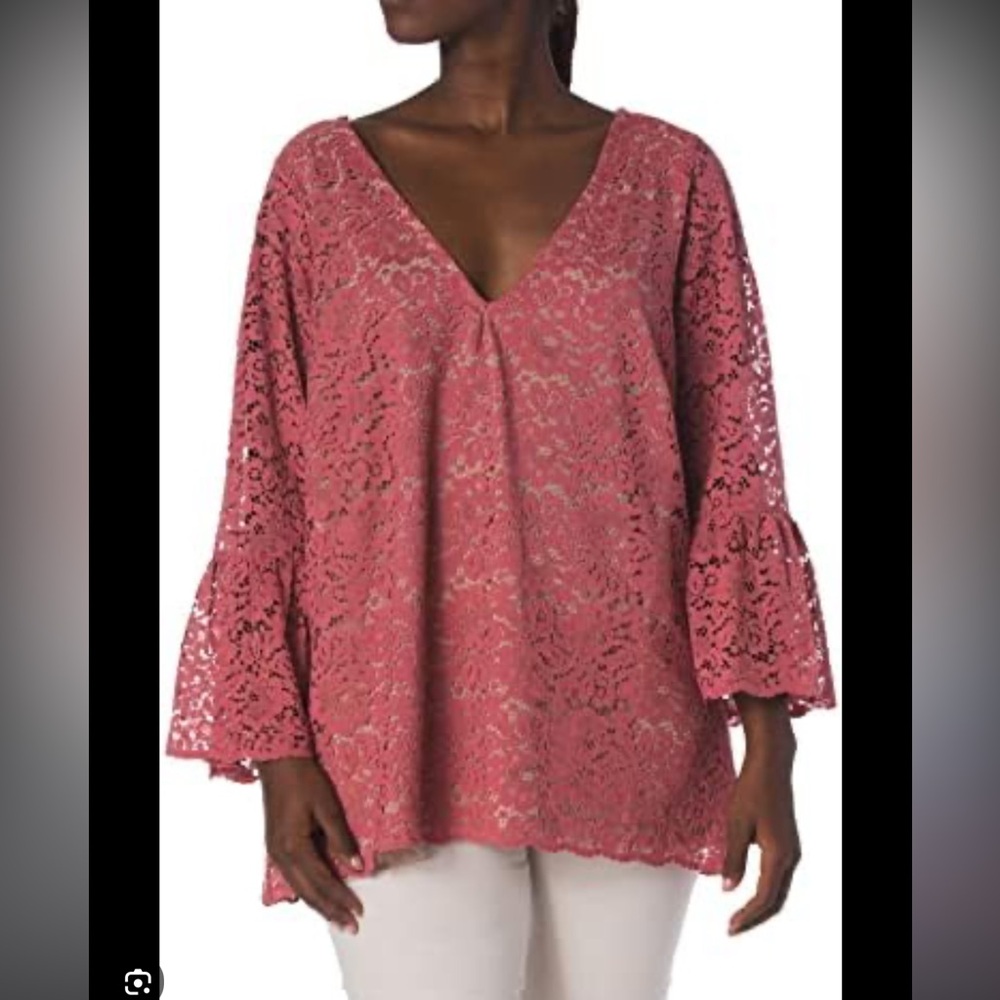 City Chic Mystic Lace Top Size XL 22 NWT